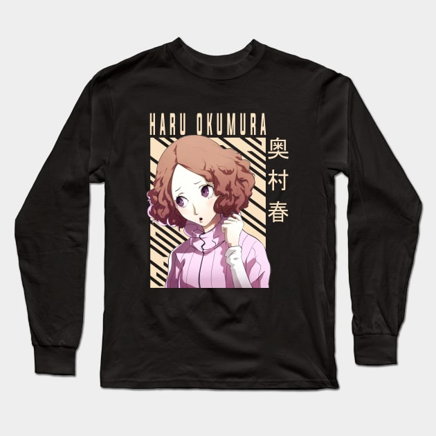 Haru Okumura - Persona 5 Long Sleeve T-Shirt by Otaku Emporium